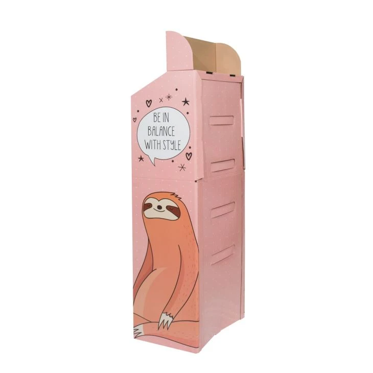 Pink Floor Display Stand For Cosmetic